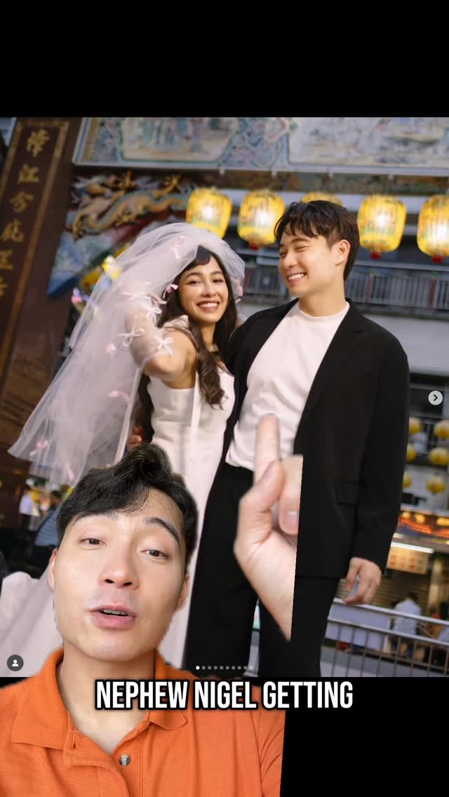Uncle Roger roast Nephew Nigel engagement photo
📸 @karren_kao