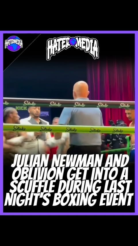 @juliannewman4 and @oblivionssw get into scuffle during last night's boxing event .
#NEWS #MEDIA #MUSIC #PODCAST #explorepage #CALIFORNIA #LOSANGELES #SanDiego #Viral #LA #HaterWorld #HaterWorldMedia
@c_locomedia