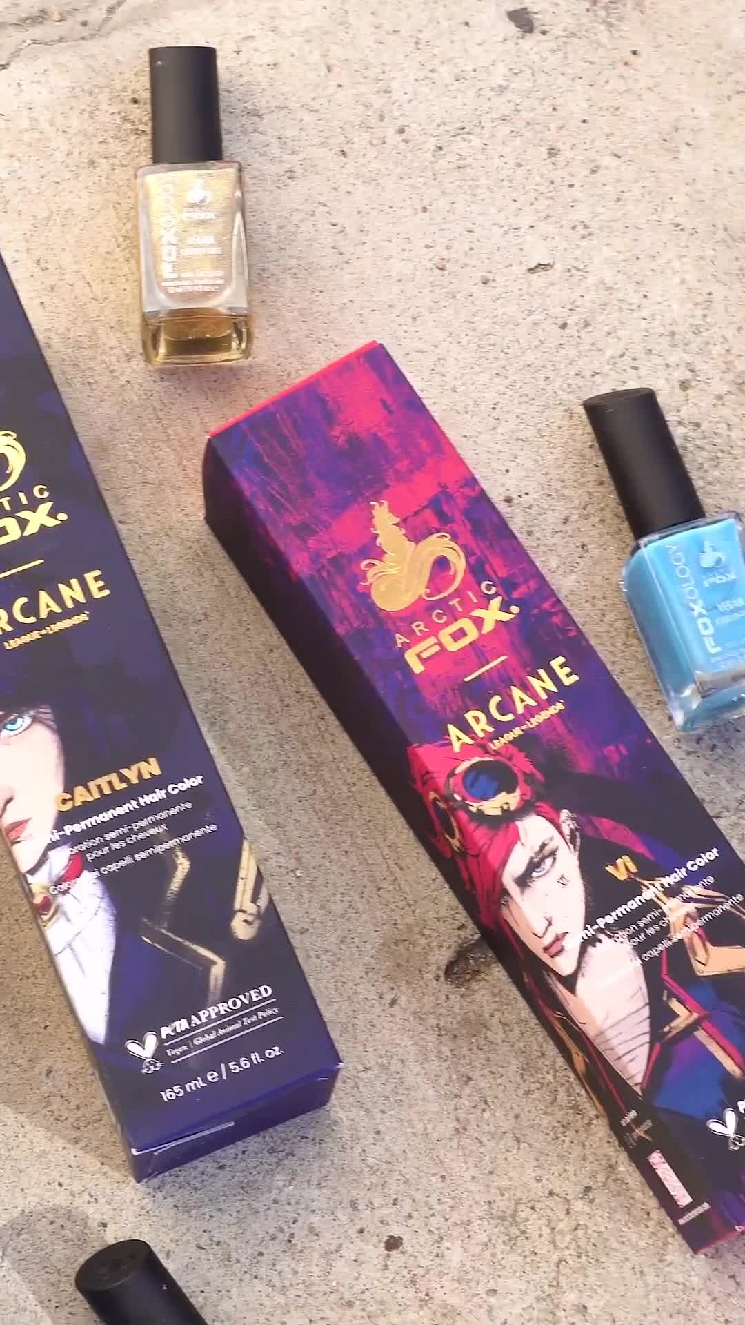 Transform your look with our Arcane-inspired colors based on Caitlyn, Jinx, and Vi!🤩 @arcaneshow @riotgames
Caitlyn is a deep, enigmatic shade that gives your look a new level of mystery🌑✨
Inspired by Vi’s fearless spirit and unstoppable energy, this pink packs a punch that’s all about breaking the rules and standing out 🌸✨
Jinx is a vibrant, in-your-face blue that is perfect for those who crave a bit of chaos and adventure💙🔫
Complete your look with our exclusive nail collection inspired by the contrasting vibes of Piltover and the Undercity 💅🌆
#ArcanexArcticFox #riotgames #Arcane #leagueoflegends #arcticfoxhaircolor
