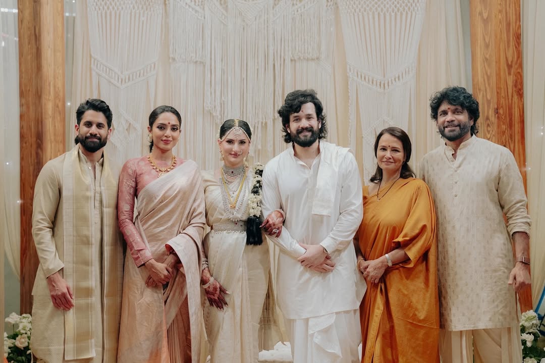 Congrats to the newlyweds , welcome to the family dear Zainab , @akkineniakhil