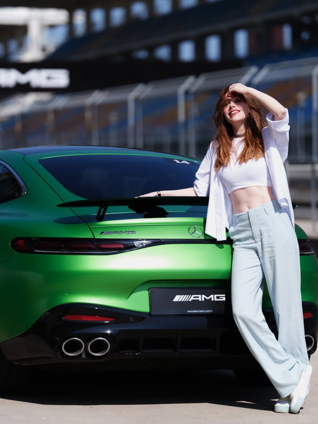 Davetin en adrenalinlisi 💚 @mercedesbenzturkiye 🍀