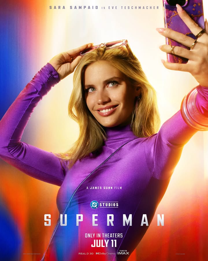 Incoming. 💫 #Superman - only in theaters July 11.
(Screaming inside 🥹)