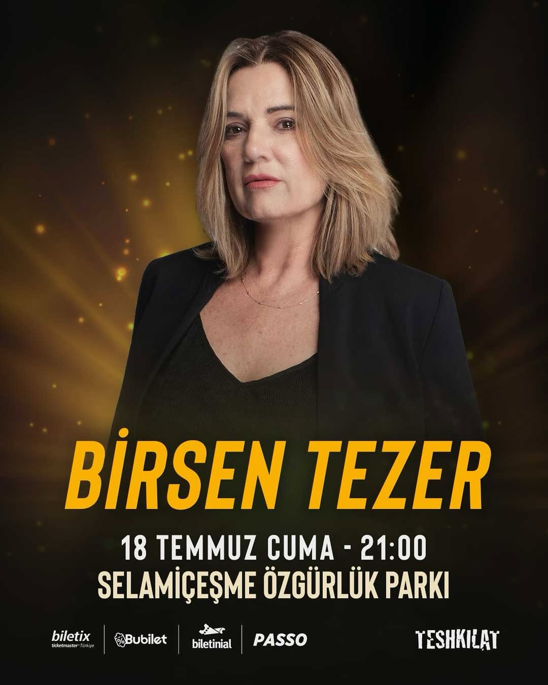 18 Temmuz Cuma günü saat 21.00’de İstanbul Selamiçeşme Özgürlük Parkı’ndayız. Biletler, Biletix, Bubilet, Biletinial ve Passo’da.
@derinbayhan_
@emretankalmusic
#gürolağırbaş
@tuncowsky
#birsentezer #konser #etkinlik #özgürlükparkı #istanbul