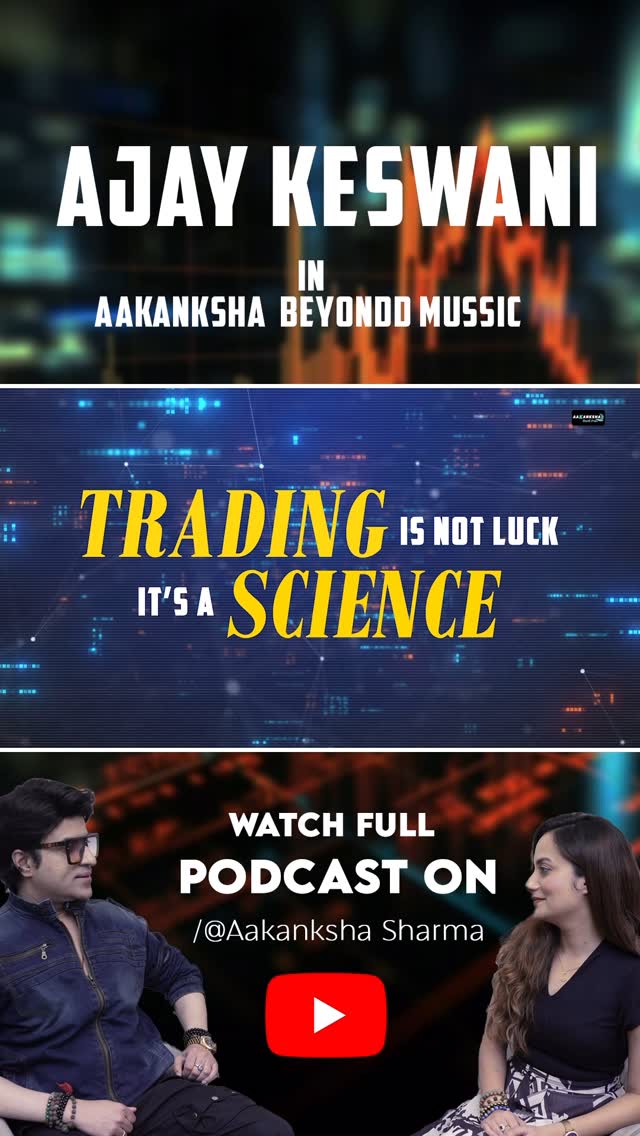 #AakankshaBeyondMusic
TRADING is not luck it’s science 📈
Listen to what @ajaykeswaniofficial has to say about it!
Full episode drops soon on my YouTube channel ❤️
#aakankshasharma #trading #podcast #stockmarket #trading #traders #stockexchange