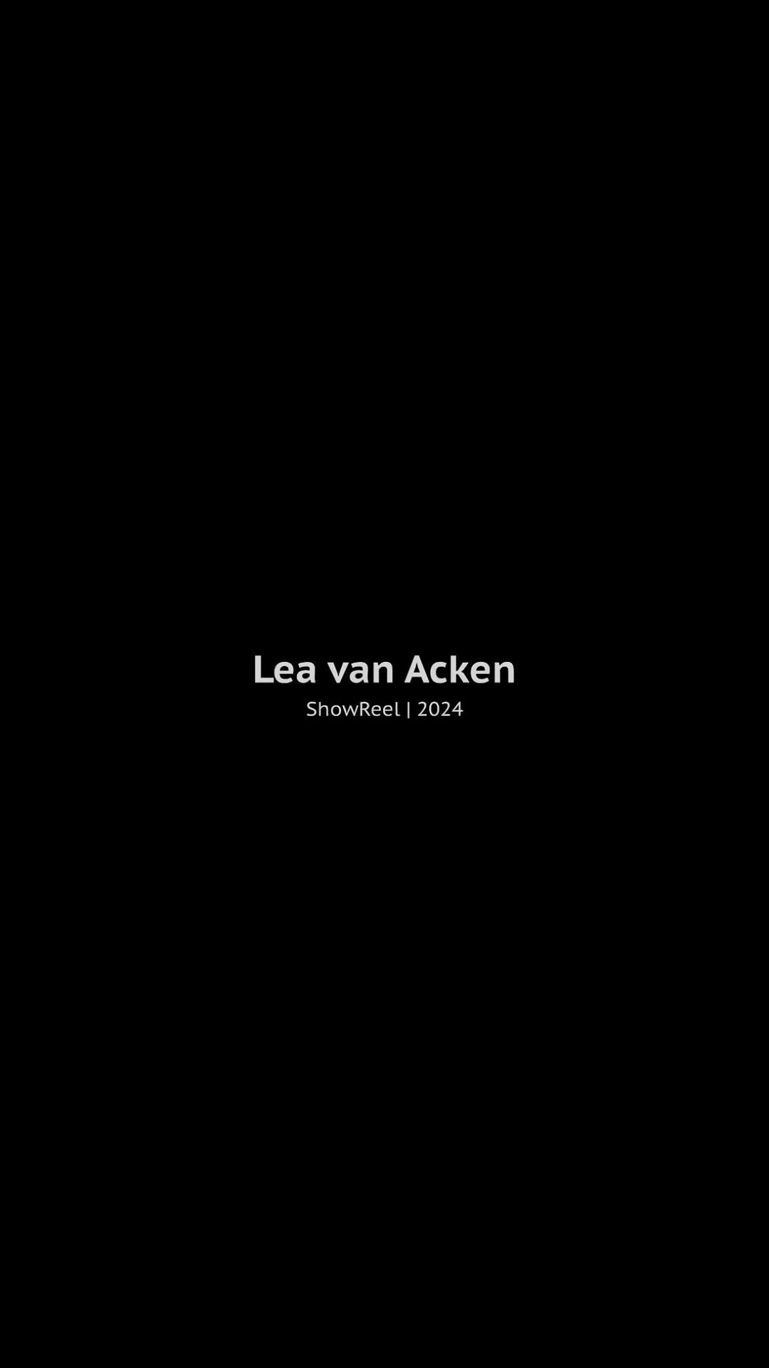 Showreel Compilation 2024✨