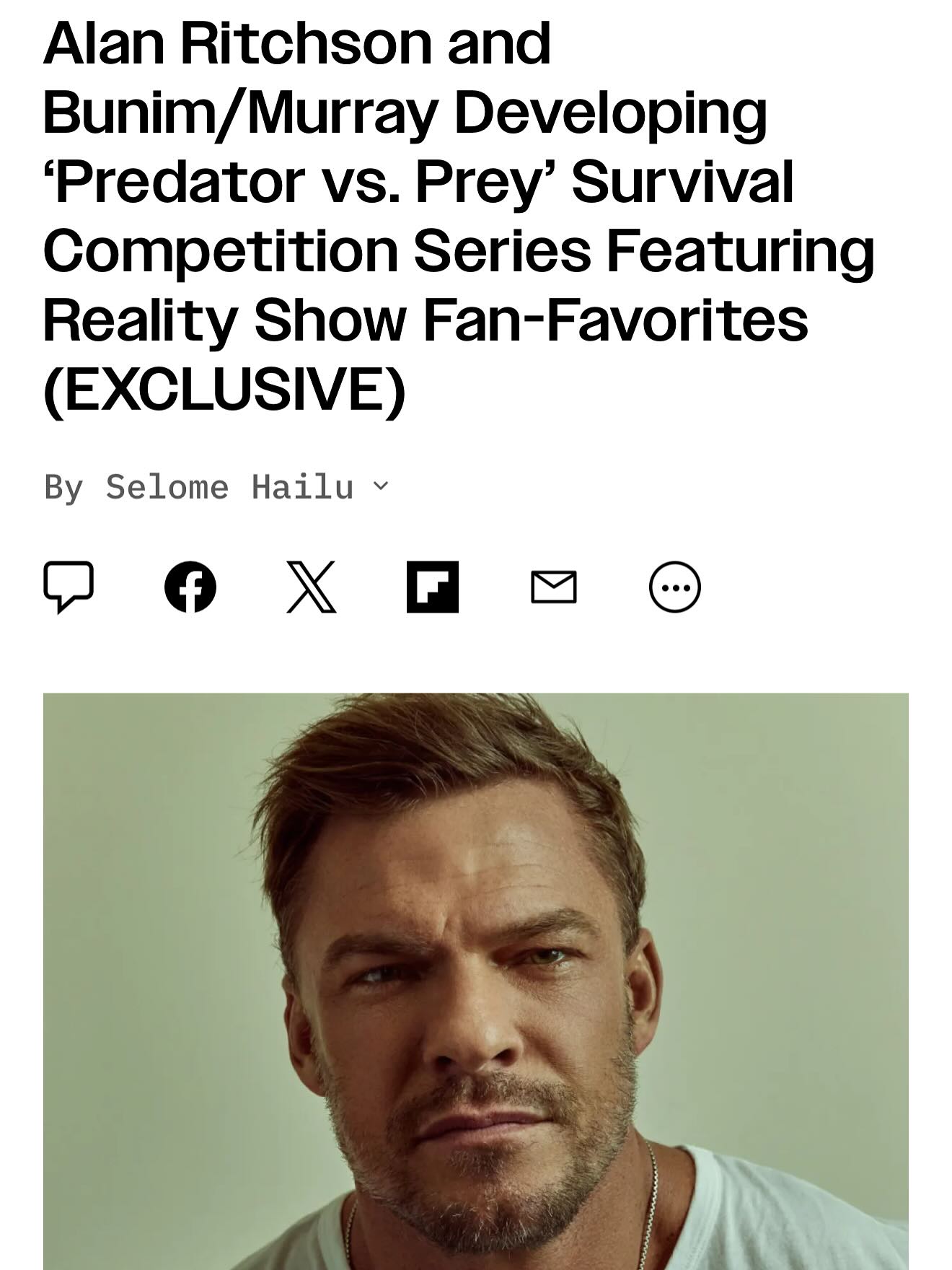 How awesome is this idea? So stoked for this! Call me Sasquatch from here on out.
Let’s go @bunimmurray
Thanks @variety