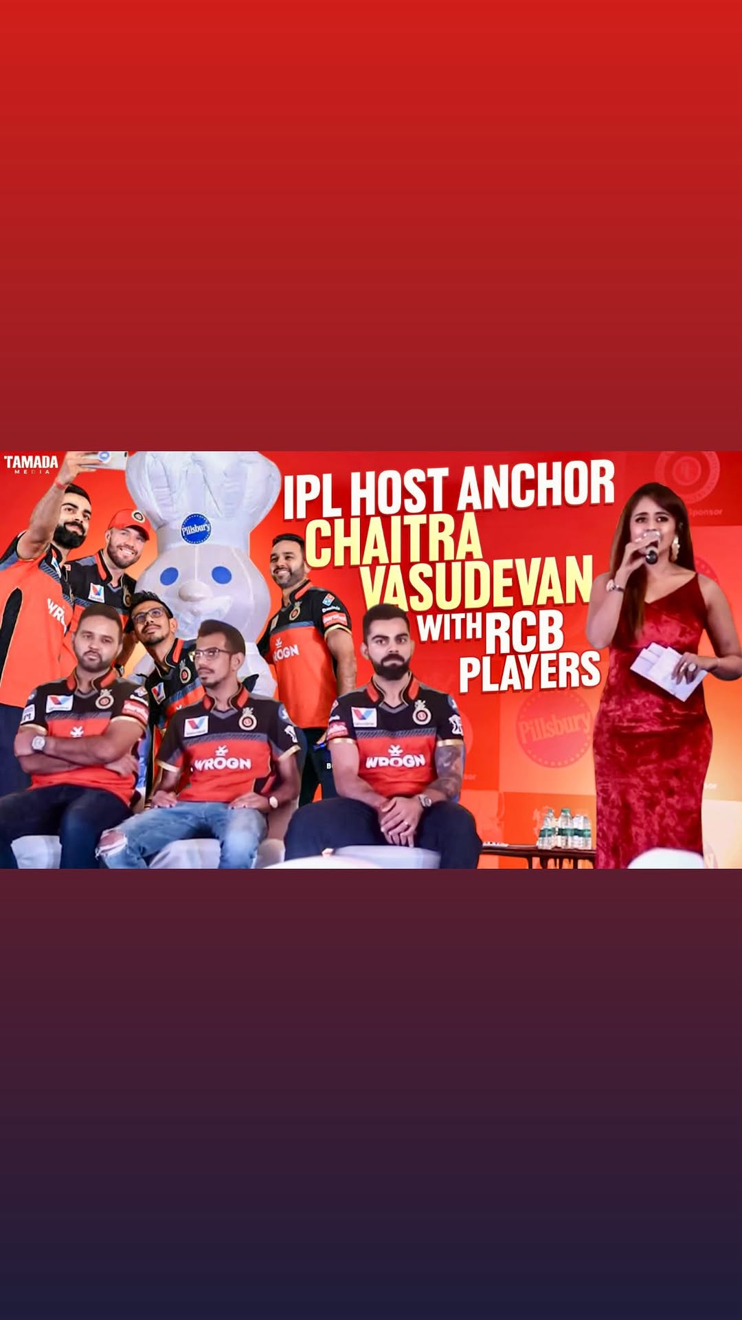 Watch till the end to see kings dance! Found this video today- 8 years ago hosting for RCB players as a IPL host meeting @virat.kohli & @royalchallengers.bengaluru team for a corporate show for @pillsbury feels nostalgic today!