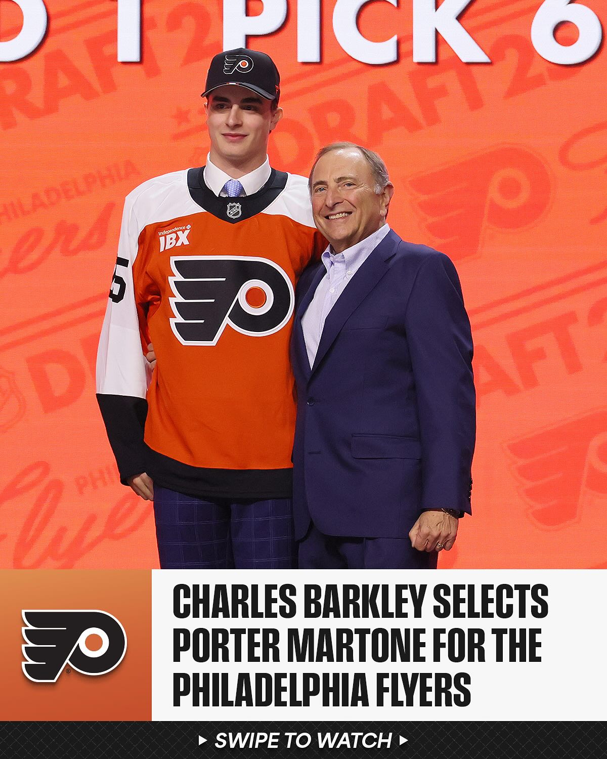 A Philadelphia legend makes the sixth overall pick! 🤩
📺: 2025 Upper Deck #NHLDraft on @espn, ESPN+, @sportsnet and @tvasports