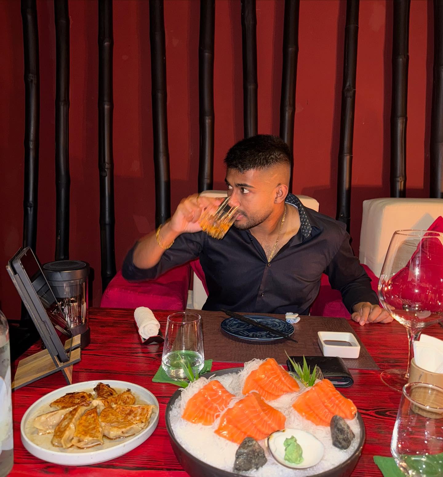 Sushi & Whiskey sounds good🍣🥃