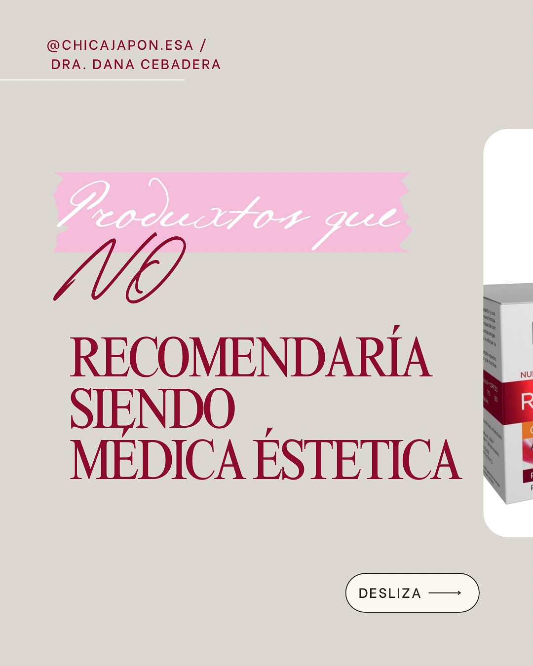 Productos que no recomiendo como médica estética 🩷
Has caído alguna vez en alguno de esos? Te leo!
Yo priorizo protector solar, una buena rutina de skincare y estamos! 💪🏼