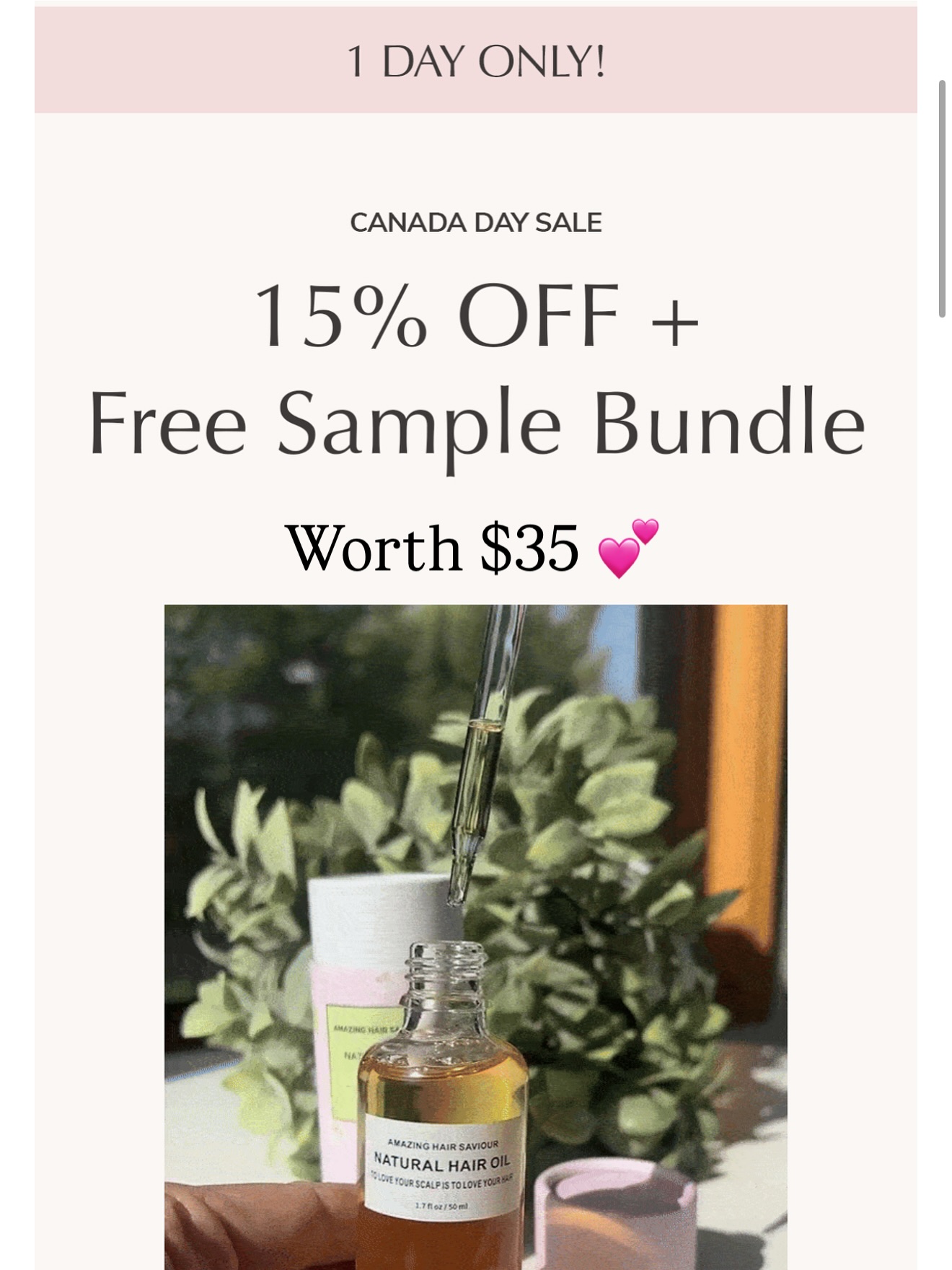 If you haven’t gotten the email than here’s the announcement on Instagram aswell ❤️
Just know that everyone on email always gets first dibs
Limited quantities so if it sells out than it sells out.
#
Also for any order issues please email me at hello@amazinghairsaviour.com
Also, the bundle won’t show at checkout but will be manually packed ❤️
Love you
Amber 😘
Let’s get growing