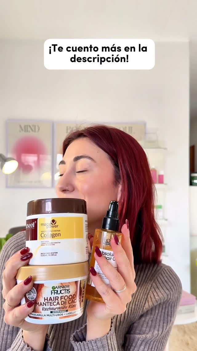 Mis dos productos salvadores para el pelito 🩷👇🏼
Mi opinión personal, no publi🩷
Ambos productos los conseguí por mercado libre! Ahora miré y estaban a descuento!
‼️‼️⚠️ OJO con la mascarilla donde la compran porque hay muuuuuchisima réplica falsa dando vueltas , hay muchísima imitación!
Si quieren les paso el link donde yo la conseguí, es original 💪🏼💪🏼 si queres déjame la palabra LINK 🩷
Son productos caros la verdad, los compré a un 40% off y a re buen precio, pero que sin dudas si tenes el pelo muy dañado y nada te da resultados como a mi, es una gran opción!!!
💫La mascarilla la uso dos veces por semana. Me la coloco con el pelo húmedo, la dejo 20 minutos y mientras me pongo el gorro térmico eléctrico. Y después enjuago y seco con secador!
💫El aceite lo uso tooodos los días. Con el pelo húmedo después de la ducha porque también es protector térmico y después de secado para sellar mejor el pelito
Los has probado? Te leo 🩷