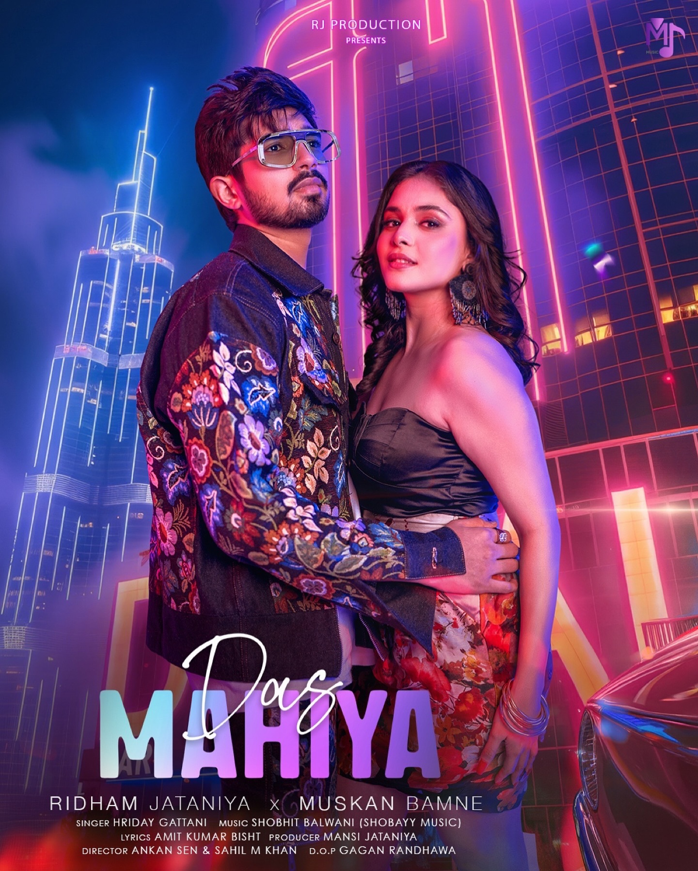 We’ve been holding onto this surprise for so long and it feels so good to finally share the poster! 🥹💙
Audio’s out now, and the video? It’s coming for your hearts on June 11 💌
@mjmusiclabel @rjproduction_house
@mansijataniya_09 @hridaygattani @ankan_sen7 @saahil.m.khan @gaganrandhawa616
#DasMahiya #RidhamXMuskan #RidhamJataniya #MuskanBamne #Trending #PosterRelease