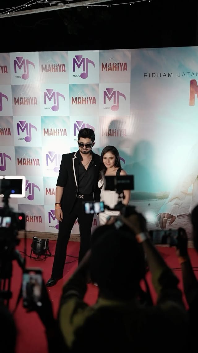 At the Launch event of our song #dasmahiya ❤️
@mjmusiclabel
#ridhamjataniya #muskanbamne #ridhamxmuskan