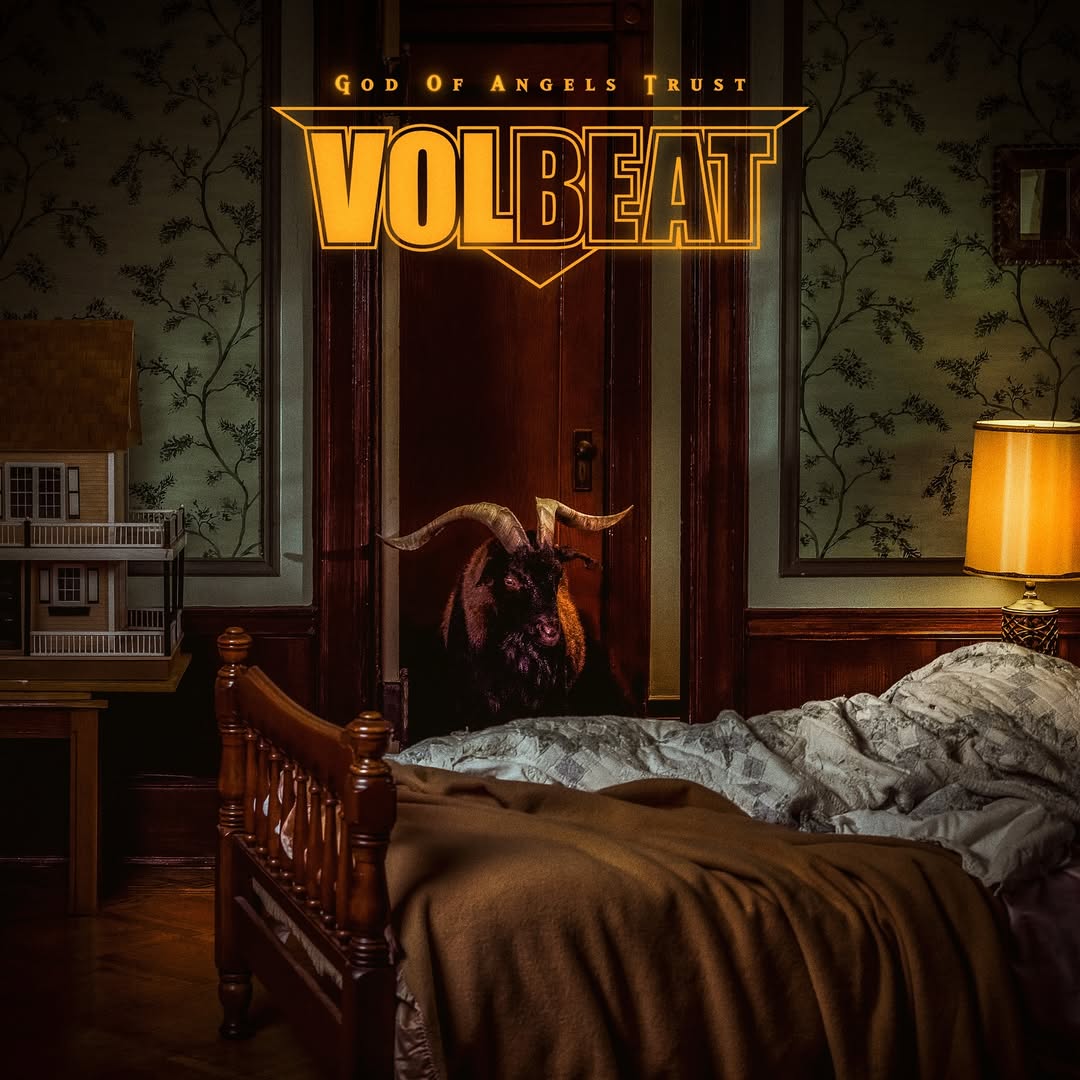 Volbeat’s ninth studio album God Of Angels Trust is now available worldwide 🐐
Order heavyweight 180g “Grandma’s Wallpaper” vinyl from the band’s Official Shop or “Lamplight Glow” vinyl from the Universal Shop now. “Mystery Color” vinyl available exclusively from your local independent record store 📀
Watch the premiere of the “Demonic Depression” music video at 4pm CET / 10am EDT 🎥
Plus, join the Official Fan Listening Party today at 8pm CET / 2pm EDT 🔊