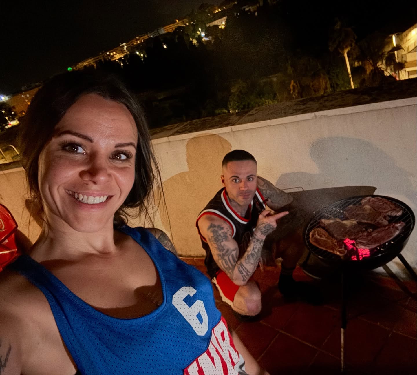 Con mi cocinera favorita 🥩 🥩 🥩