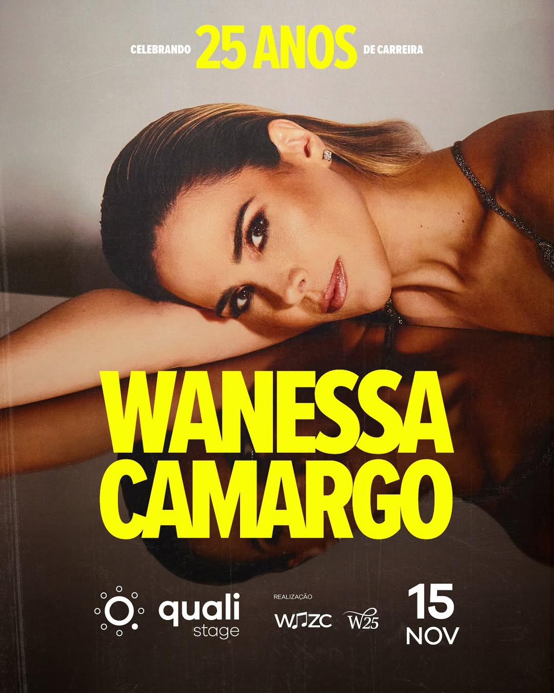 VENDAS ABERTAS!
No dia 15 de novembro, comemoro meus 25 anos de carreira com um show único e especial no Rio de Janeiro. Vai ter meus grandes sucessos e muitas surpresas.
🎟️ Garanta já o seu ingresso no site qualistage.com.br