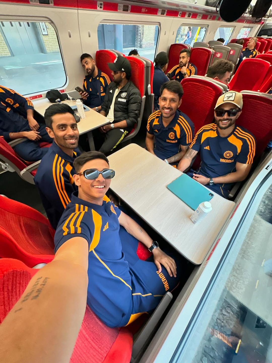 From team huddles to train tunnels every ride’s a chapter 🏏#leeds