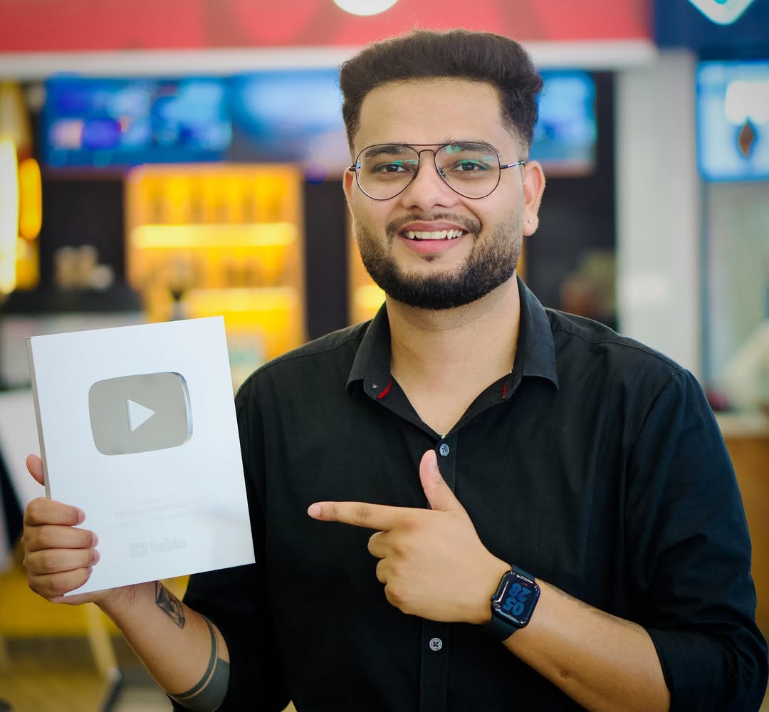 Proud to share this milestone — 100,000 subscribers and the YouTube Silver Play Button! 🙌❤️
This journey started with a passion, a camera, and a lot of late nights. What once felt like a dream is now a reality, thanks to your constant support.
Grateful for everyone who watched, subscribed, and believed.
Here’s to growing, learning, and creating even more. This is just the beginning. 🎥💯 #youtube #silverplaybutton #vaibhavchoudhary #ecl