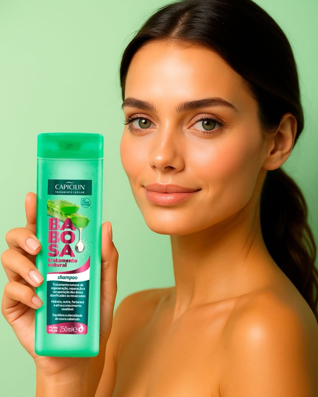 💚 Babosa neles!
O Shampoo Babosa Capicilin hidrata, fortalece e dá aquele up no crescimento.
Natural, leve e poderoso — do jeitinho que seu cabelo gosta! 🌿✨