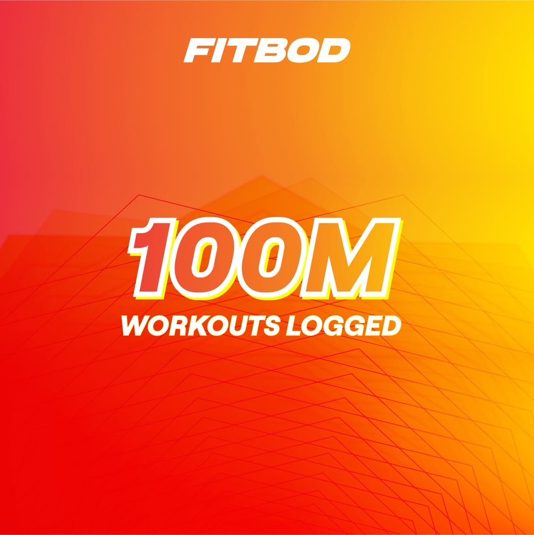 We are proud to announce that Fitbod has crossed a major milestone: 🥁
⭐ 100 million workouts logged! ⭐
This number isn’t just data, it’s proof of relentless effort, consistency, and progress made by a global community committed to strength. 💪
100 million workouts. Zero shortcuts.
#Fitbod #Fitbodapp #machinelearningfitness #Fitbod100M #StrengthInNumbers