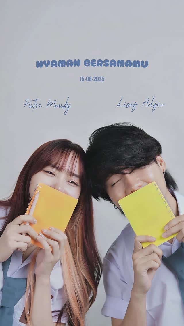 Release Besok “NYAMAN BERSAMAMU” 🤍15-06-2025 🩶
ga sabar pengen mendengarkan dengan nyaman lagu ini 🎶
#nyamanbersamamu #putrimaudydanlisefalfio