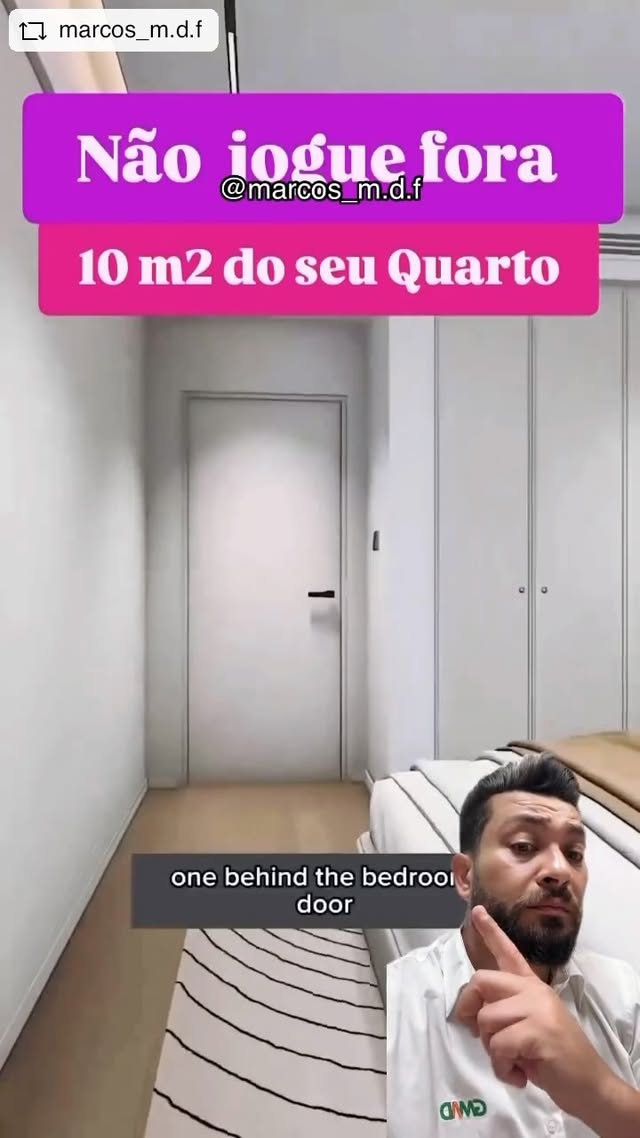 Super dica para quem vai construir ou reformar! Repost #camposdosgoytacazes #dica #quarto #quartofuncional #personalorganizer