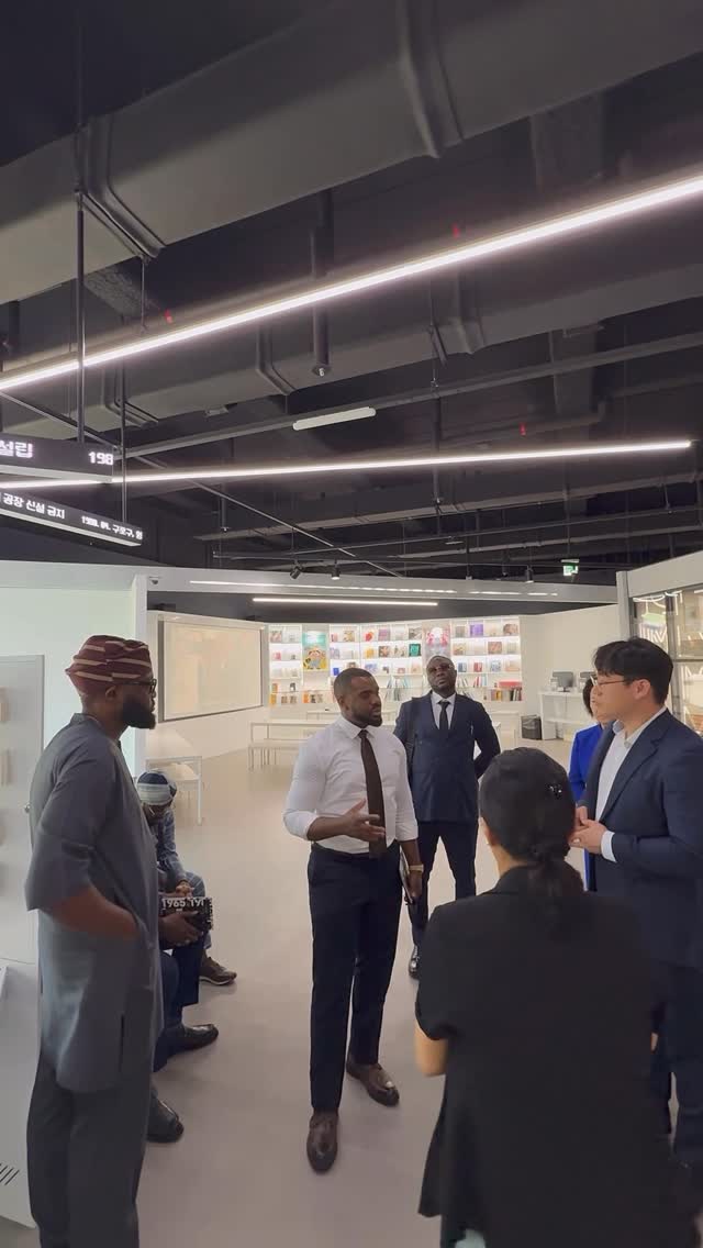 South Korea’s $1.8 trillion economy was built on strategic investments in exports, technology, high Literacy, and visionary leadership birthing global brands like Samsung, Hyundai, Kia, and LG through innovation hubs established as far back as the 1960s.
This inspired the vision for me to come up wiht AfroCity Tech & Creative Park. A transformative project to empower Nigerian youth, boost our economy, and decongest the unemployment market through innovation and creativity.
Today, we visited two of Seoul’s 200+ innovation hubs to explore collaboration opportunities. We also held a high-level meeting with the South Korean Ministry of Education to discuss how we can integrate AI and emerging technologies into Nigeria’s education system to better prepare our students for the future of work.
This strategic engagement was made possible by the Asia Economic Development Committee (AEDC) and was led by the Special Assistant to the President on Digital and Creative Economy @feghox