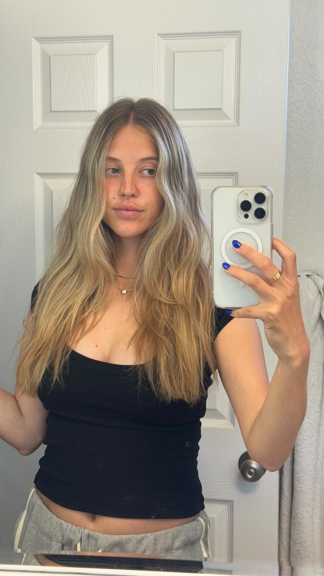 as long as I can blow dry my roots 🤝