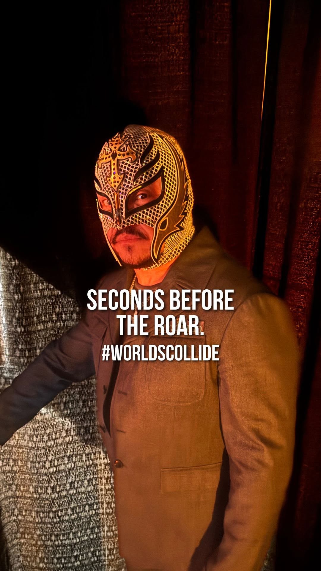 Some moments just hit different.
Seconds before stepping out…
#WorldsCollide
