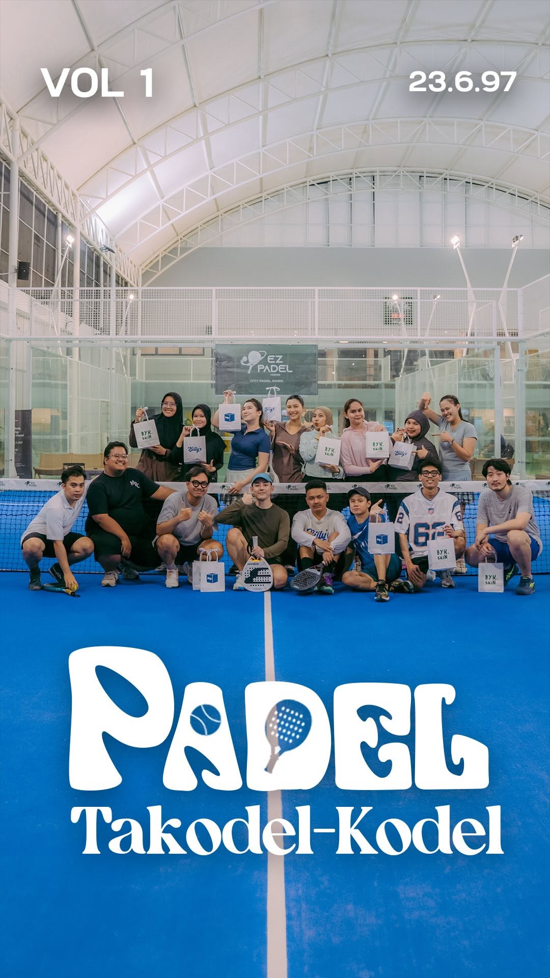 1st Community Gathering! Seru banget hari ini lancar berkeringat di Padel Takodel Kodel!🎾💦
Nextnya kegiatannya mending Padel Vol. 2 atau activity lain niiih?