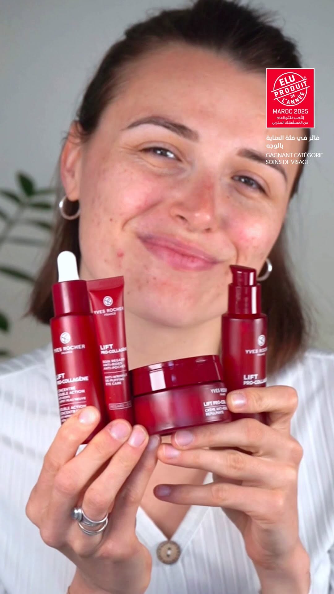 Vous connaissez sûrement la gamme Lift Pro-Collagène, enrichie en Ficoïde Glaciale, Collagène Végétal, Acide Hyaluronique et Bakuchiol ! 💪💚
Ces actifs agissent ensemble pour une peau ferme, élastique et bien hydratée. 🌱💦
Profitez d’une routine complète pour une peau éclatante et rebondie ! 🌺✨
Disponible en magasins et sur notre site internet.
#YvesRocher #YvesRocherMaroc #LiftPro #LiftProCollagène #Antiage #ProduitdeLannéeMaroc #SoinVisage #Skincarereview
بالتأكيد تعرفون مجموعة Lift Pro-Collagène، الغنية بالفكويد الجليدي، الكولاجين النباتي، حمض الهيالورونيك والباكوشيول! 💪💚
تعمل هذه المكونات معًا للحصول على بشرة مشدودة ومرنة ورطبة جيدًا. 🌱💦
استمتعوا بروتين كامل لبشرة متألقة ومشدودة! 🌺✨
متوفرة في المتاجر وعلى موقعنا الإلكتروني.