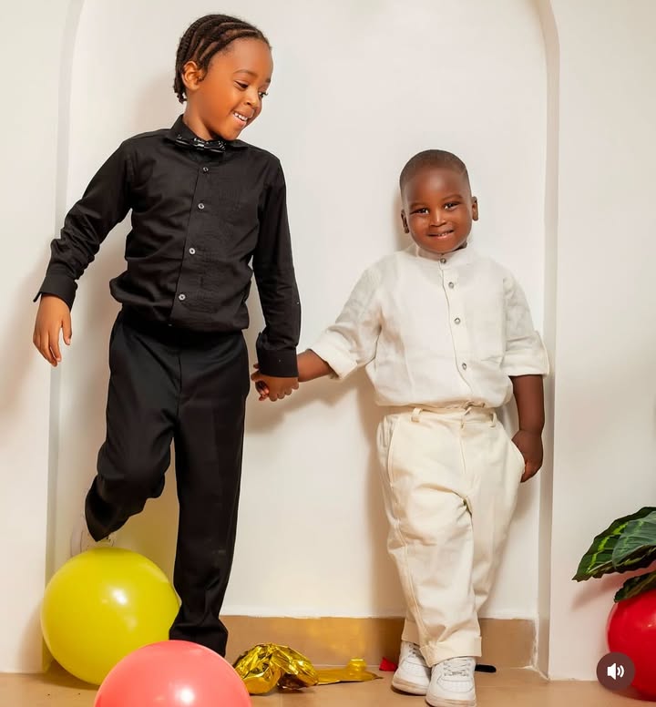 This one is special ♥️♥️
HAPPY BIRTHDAY to my Babies.
To know Moon and Kharly is to fall completely In love with them … Moon has a very big heart for such a young kid ,extremely caring ,loving and lovable at the same time - hin get my mumu button ooooo ..🙈🤪
And My big baby Kharly with the very contagious smile, his laughs must make *u sef laugh out loud 🤣😂😂😂
Mummy Annie loves you both silly and really sad that she can’t be there with guys on this special day 😩 💔
I pray that God and the universe will constantly be in your favor sons 🥰
@regina.daniel … I wanna let u know that u r an incredible mom,very intentional about the boys and In fact with all d kids !!!!!!
Yes,yes girl u r doing a good job raising the boys,they are blessed for having a mom who is soooooo intentional about them… And its also such a beautiful sight and a lot of “ awwwwwwwwwwwww” to watch how daddy bonds with them at all times .
More blessings ♥️
HAPPY BIRTHDAY 🎉