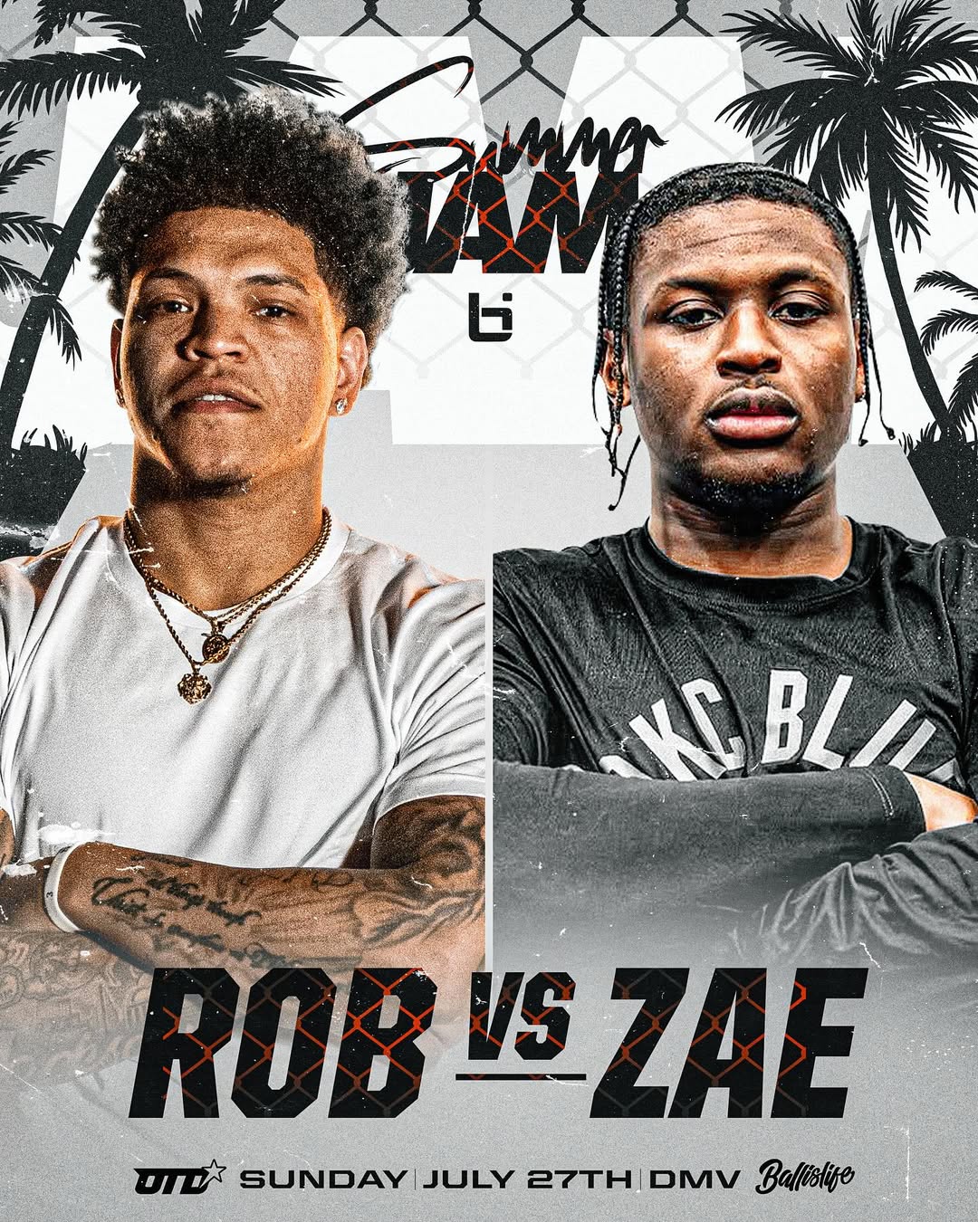 Oh my... We’ve been dying to see this match up and it’s finally happening!
Rob vs Zae going down July 27th - Summer Jam in the DMV 😤🔥
Winner of this game might walk away as the new #1 in the scene 👀
Who you got!?