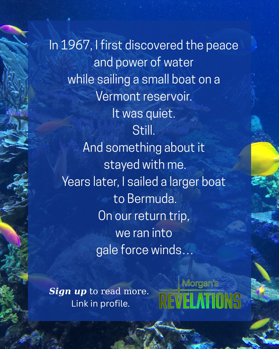 Sign up at https://theMorganFreeman.com
#newsletter @morganfreeman #ocean
