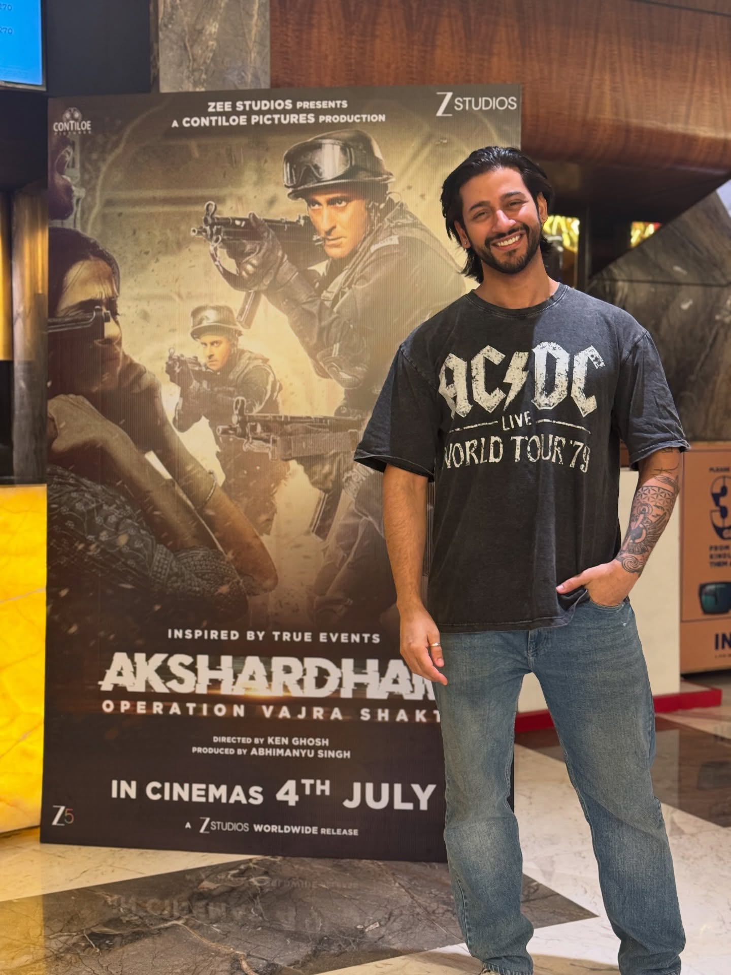 Catch me in a cinema near you on the 4th of July, 2025 in Akshardham!! #AkshardhamOperationVajraShakti
Releasing in cinemas worldwide!! See you soon! ❤️