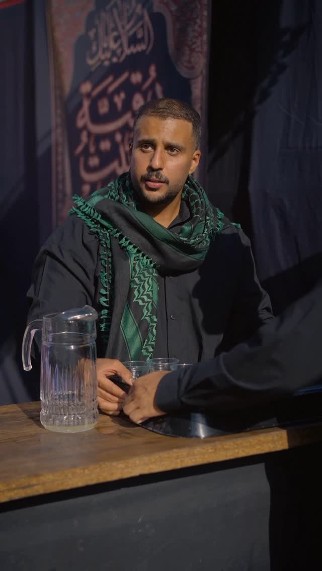 عشق به امام حسین کوچیک بزرگ نمیشناسه🙂🖤