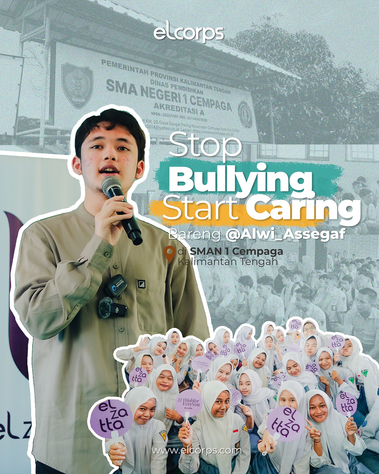 Alhamdulillah, program Elzatta Goes to School kali ini terasa istimewa dengan kehadiran Alwi Assegaf yang berbagi inspirasi bersama para siswa tentang pentingnya mencegah perundungan di lingkungan sekolah.
✨ Apa itu anti-bullying? Anti-bullying adalah gerakan untuk menciptakan ruang yang aman, nyaman, dan saling menghormati bagi setiap anak—bebas dari segala bentuk perundungan, baik fisik maupun verbal.
Semoga kegiatan ini dapat menumbuhkan kesadaran dan aksi nyata di kalangan generasi muda untuk saling menjaga dan menguatkan satu sama lain 💚
Yuk, simak keseruannya di slide berikut! 📸 #ElzattaGoesToSchool #CSRElcorps #ElzattaForEducation #StopBullying #alwiassegaf