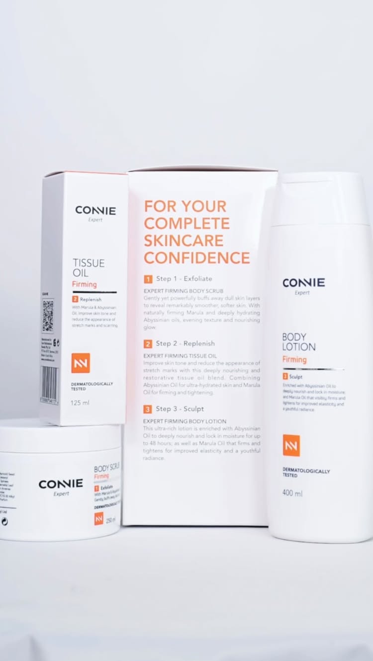 Exfoliate, replenish, sculpt — this is your Connie 3-Step Firming Ritual, designed for visible results and timeless care.
Discover the rhythm behind firmer, more hydrated skin — one step at a time.✨
xoxo Connie.🤍
#ConnieConnects #ConnieFirmingCollection #StepByStepCare #BodyCareRoutine #FirmingBodyCare #SelfCareWithConnie #IntentionInEveryStep