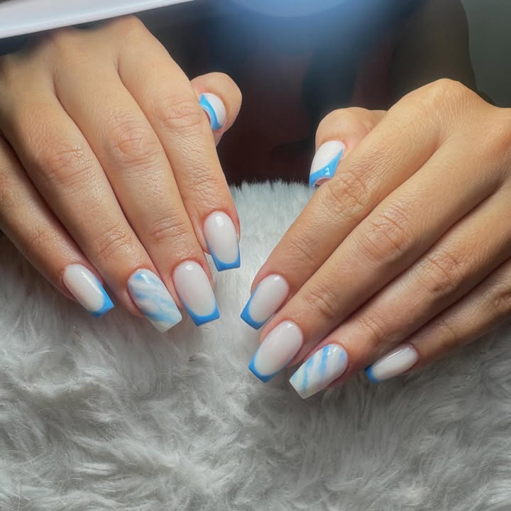 🩵 #bluenails #korreksi̇ya #manga #qaraqarayev #lifestyle
