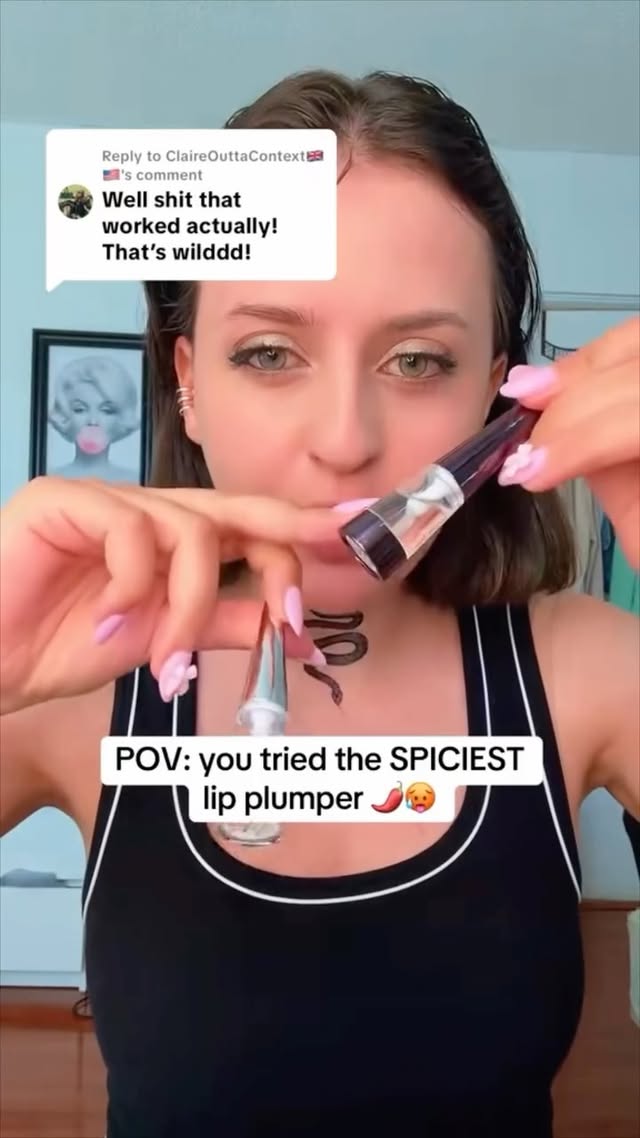 This was spicy 🥵🌶️Which one is your fav ? #vtpartner #lipplumper #lipfillers #skincare