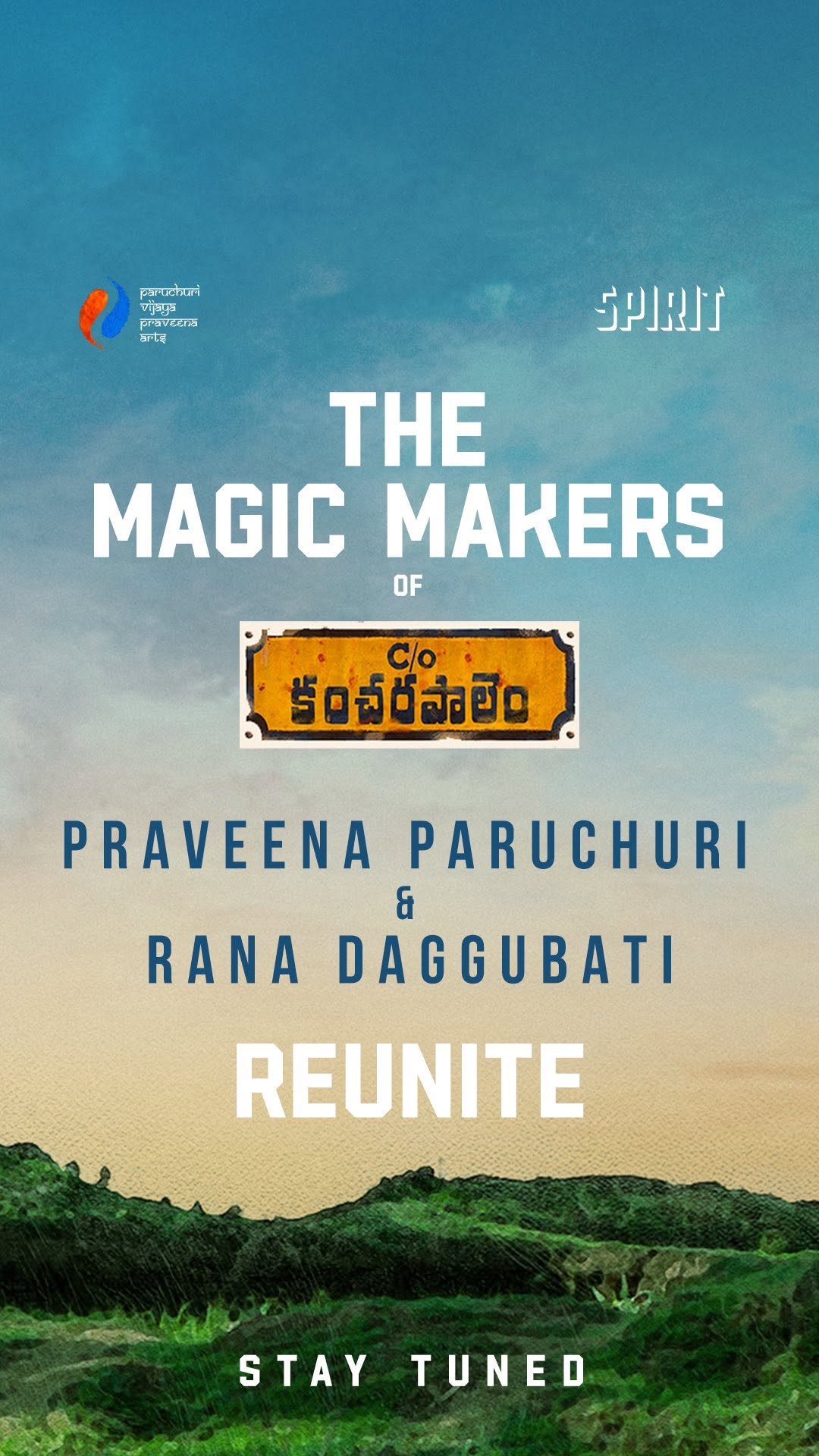 To the Telugu films we grew up with, cheered for, cried with, and never stopped loving.
We bring to you - 𝑨 𝒍𝒐𝒗𝒆 𝒍𝒆𝒕𝒕𝒆𝒓 𝒕𝒐 𝑻𝒆𝒍𝒖𝒈𝒖 𝒄𝒊𝒏𝒆𝒎𝒂.
Stay Tuned.
@ranadaggubati @praveena_paruchuri
#RanaDaggubati #PraveenaParuchuri #SpiritMedia #ParuchuriVijayaPraveenaArts