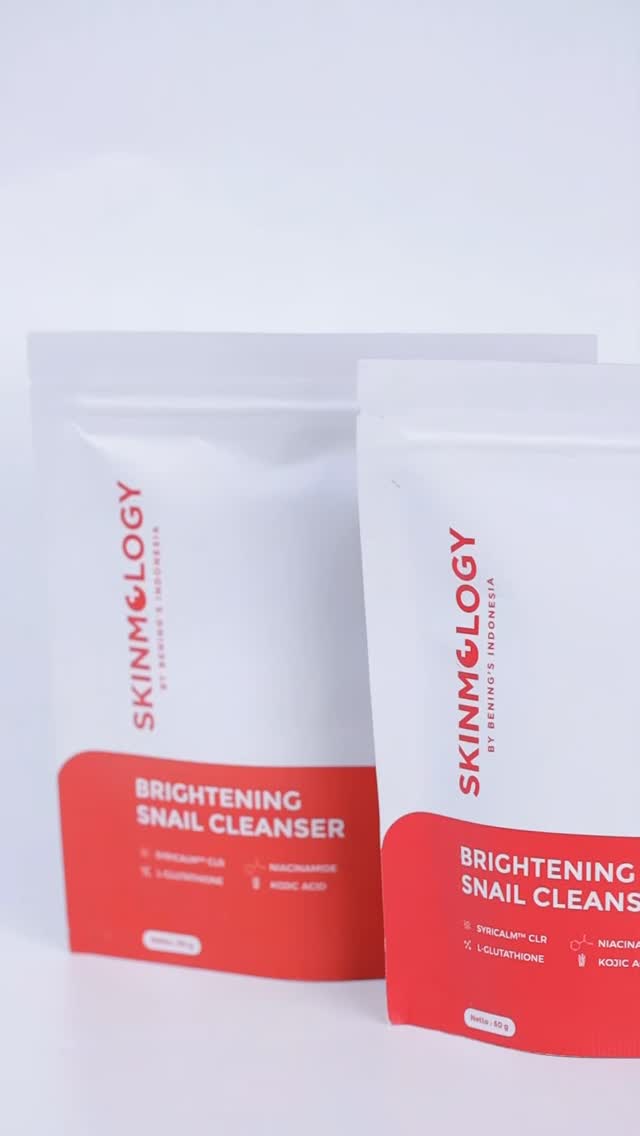 New, Brightening Snail Cleanser!✨ Pembersih wajah dengan kandungan lendir siput dan brightening agent yang bantu bersihkan sekaligus cerahkan kulit dari tahap pertama skincare🫶🏻
#Skinmology #LockYourBright