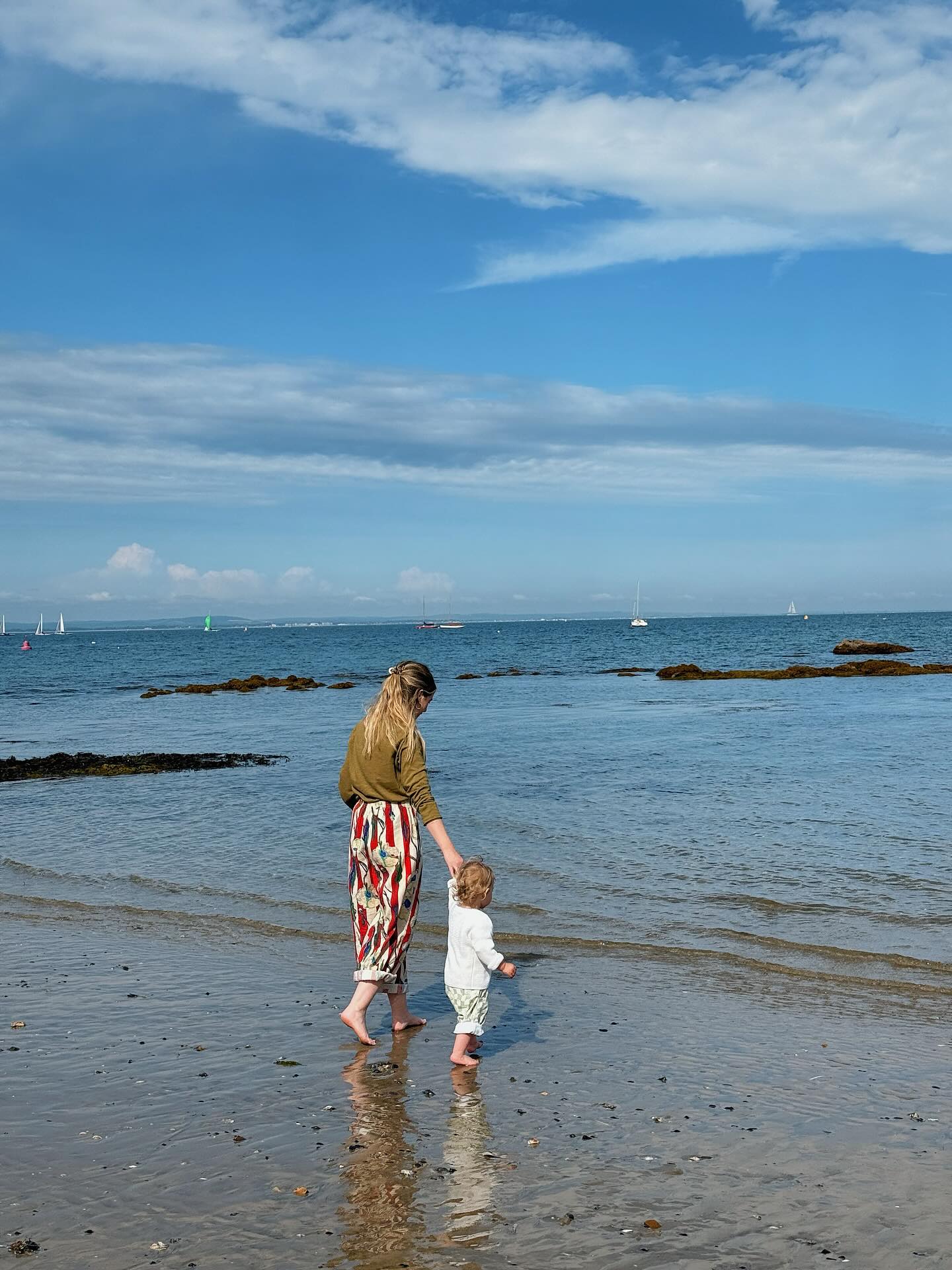 Week 20 of 2025 ✨
1. Headed on the ferry over to the Isle of Wight for a week and it was honestly pure bliss!
2. Looking for shells in the evenings before bath & bed!
3. Found a good one, and this had a teeny crab inside it too
4. Me and my big girl
5. Paddle boarding did happen (although not these two by themselves) realised my motion sickness is SO much worse since having the girls, is this a thing?
6. Made a sand boat with @seanelliottoc and think we smashed it tbh
7. Hair clip twins
8. Posting her postcards
9. A trip to @blackgangchine
10. Playing “which house is yours” 🥰
11. Cousins on the beach (no, Novies lamb did not avoid the sea, but she wouldn’t let me take it off her haha)
12. Ottie bought a very cute felt hat at a little market and although it was about 26 degrees she wore it all day 😍
13. It’s not a trip to the IOW without stopping in Gods Hill and visiting The Model Village
14. Novie was walking this time so she very much enjoyed looking inside all the tiny windows
15. Little strawb
16. Want her outfit in my size
17. Ice cream pitstop
18. Watching the tide
19. Sunrise in their jammies
20. Novie absolutely LOVED the sea! She’s not been on a beach since Otties birthday last year and she didn’t really move much then so this was her first proper experience and she was in her element. She is 100% our beach baby.