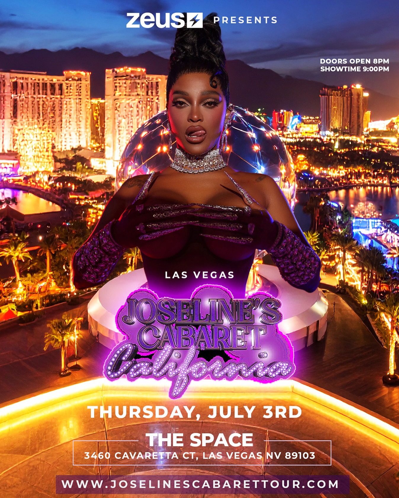Come see us! #vegas time baby!!!!! Get your tickets now! @joselinescabarettour and @thezeusnetworkjoselinescabaret is on fire 🔥🔥🔥🔥🔥🔥