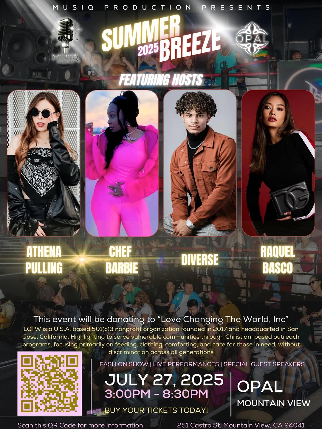 INTRODUCING :
@theoneathen @chef_barbie89 @yaboydiverse @missraquelbasco FOR THE SUMMER BREEZE 2025 HOSTS 🔥🔥🔥
LAST DAY FOR HALF PRICE TICKETS.
LINK IN BIO!
JULY 27TH 2025 @opalsocialclub
DM @jayden_delacruz , FOR SPONSORSHIP.
#community #fashion #music #support #nonprofit #peoples