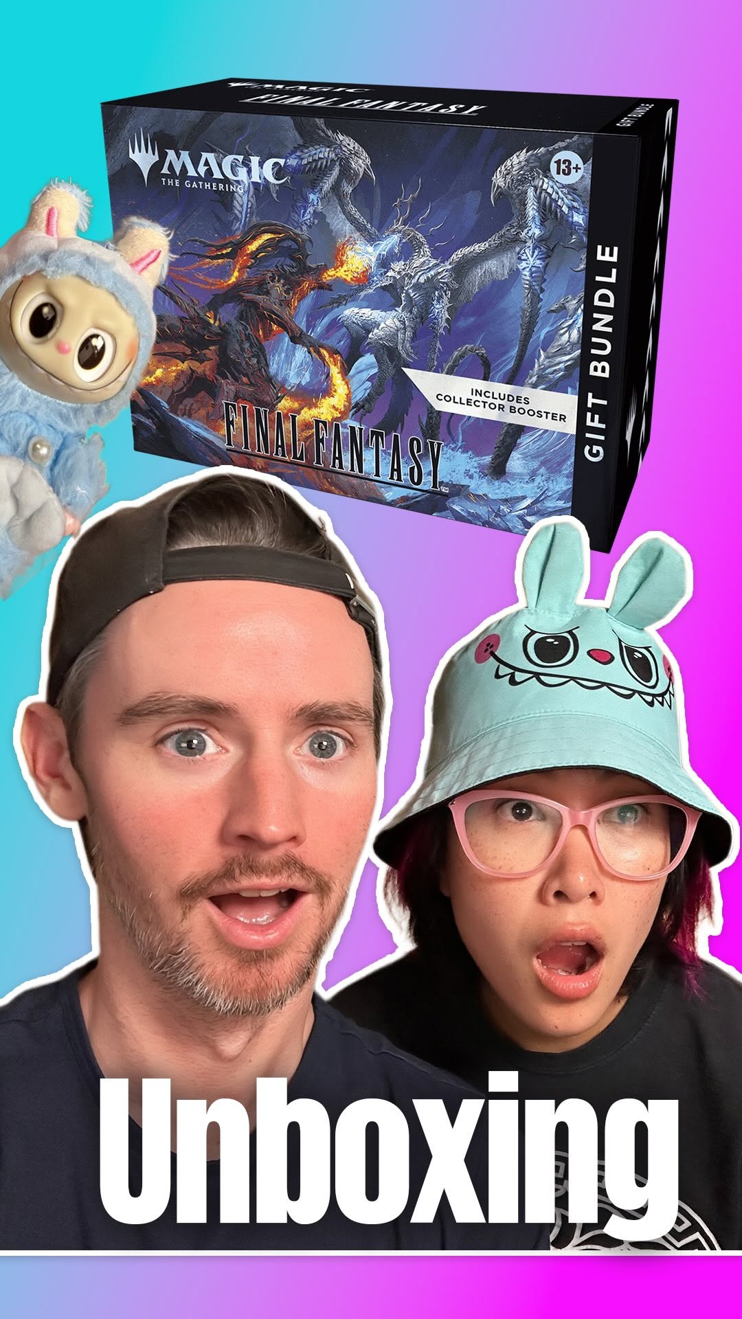 Final Fantasy X Magic: The Gathering MTG GIFT BUNDLE Unboxing - Collector Booster Pack Opening!
Let’s open up this Final Fantasy Magic: The Gathering Gift Bundle to see what’s inside!
Follow me on all my socials! 👉 https://linktr.ee/danbenson
Check out Sushi on IG! 📸 @sushimonstuh
Let us know what you want to see us unbox next!
#magicthegathering #TCG #cardcollector #MTG #MTGCommander #boxopening #finalfantasy