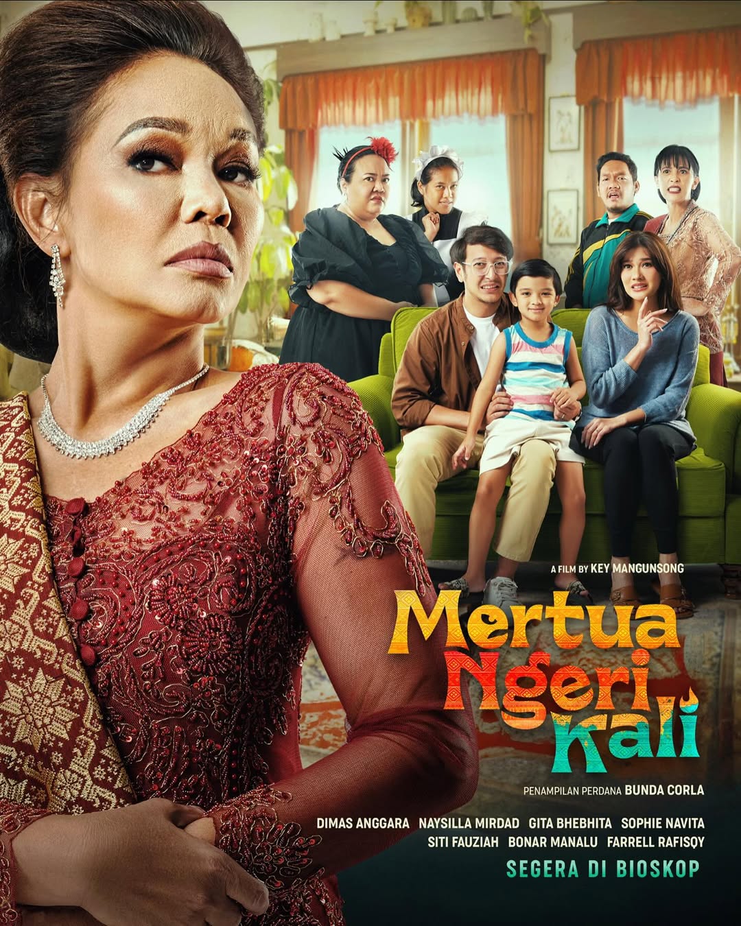 Siap Siap Mertua datang bawa Derama ! Ketika Cinta di uji sama mertua yg ngeri Kali ! #mertuangerikali segera tayang di Bioskop ! Di bintangin oleh: @corla_2 @dimsanggara @naymirdad @naymirdad @gita_bhebhita @ozie_zie @sophienavita @bonarhm @farrellrafisqy dan dll. Di Sutradarai @keymangunsong #filmindonesia. #posterteaser #comingsoon‼️. . .