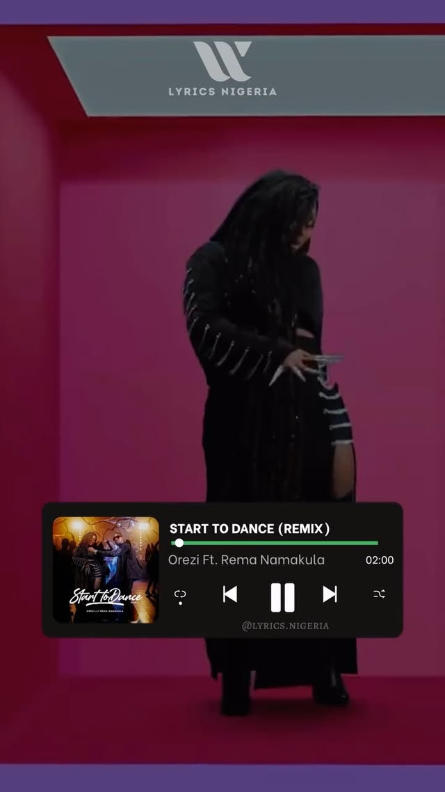 We love “START TO DANCE” Remix by Orezi @oreziworldwide ❌ @remah001
Naija’s No.1 for real! 🇳🇬🎶🔥
#lyricsvideo #lyricsnigeria
.
cc. @obaksolo