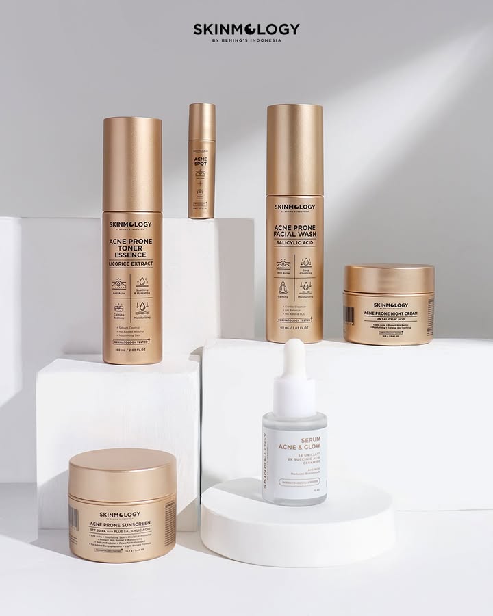Skincare combo untuk lawan jerawat & bekasnya✨
Gunakan Acne Expert Series dan Acne & Glow Serum untuk hasil maksimal: jerawat reda, bekas memudar, dan kulit sehat terawat🤩
#skinmology #lockyourbright